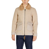 Hydra Clothing Beige Polyester Jackets & Coat -   -  Hydra Clothing.